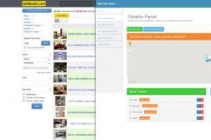 Sahibinden.com ile Entegre Çalışan Emlak Sitesi