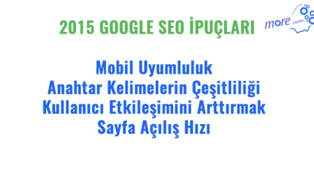 2015 Güncellemesine Yönelik 7 Google Seo Stratejisi