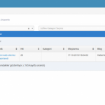 yönetim paneli yazılar